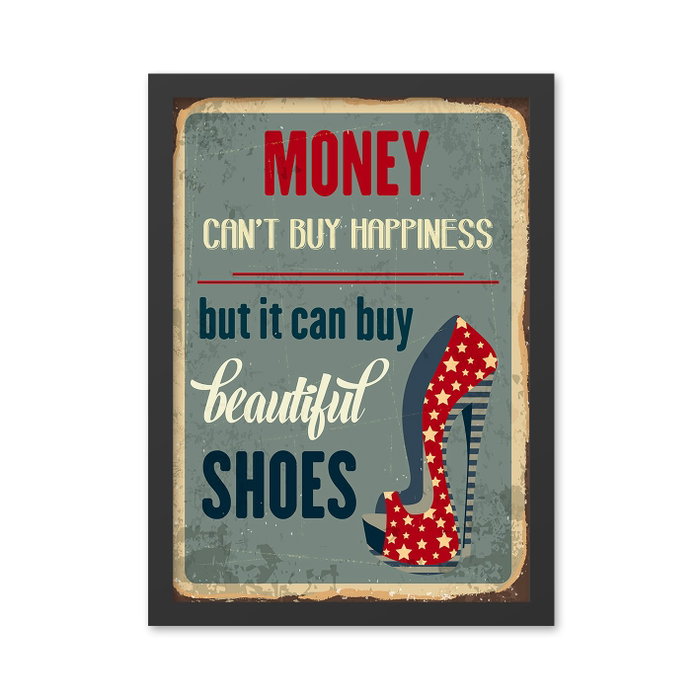 Wallity Cuadro Decorativo Money 40 x 55 cm Wallity Cuadro Decorativo Money 40 x 55 cm